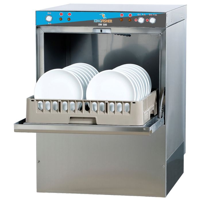 Kingfisher Commercial Dishwasher 500mm 13 Amp